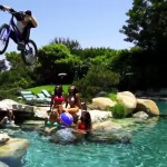 Danny MacAskill at the Playboy Mansion